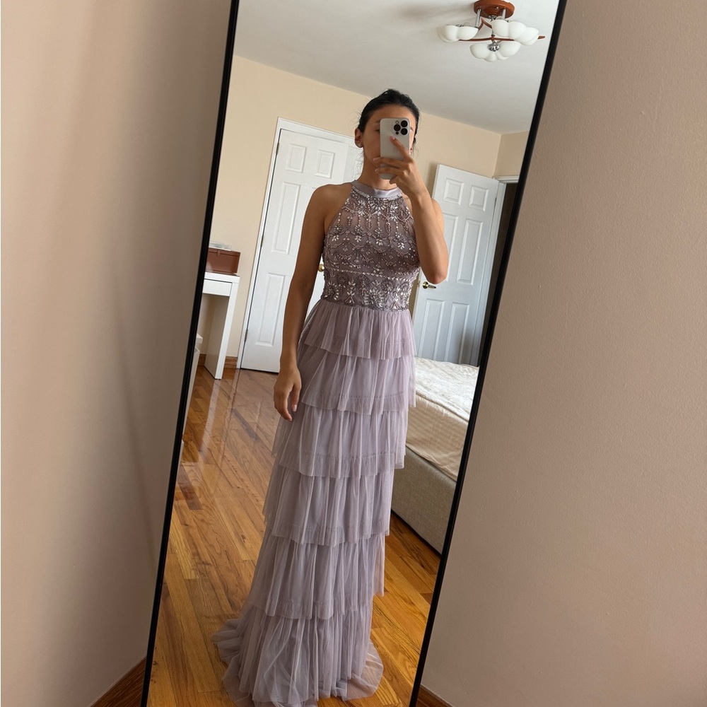 Evening dress embroidered